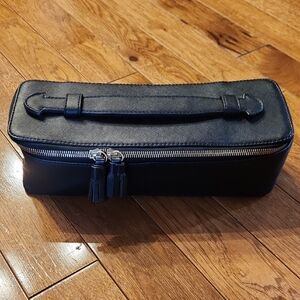 Men's Black Travel Toiletry Case with Top Handle P-005